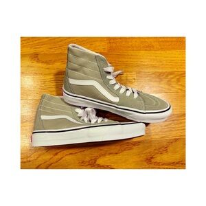 NWT- Vans Color Theory SK8-HI Tapered 'Desert Sage'- Women’s Size 8